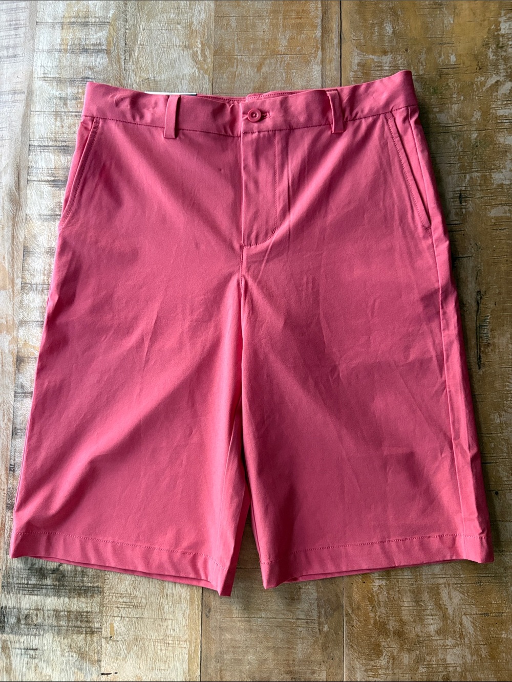 NWT Vineyard Vines Boy's Coral Pink Performance Breaker Shorts size 16